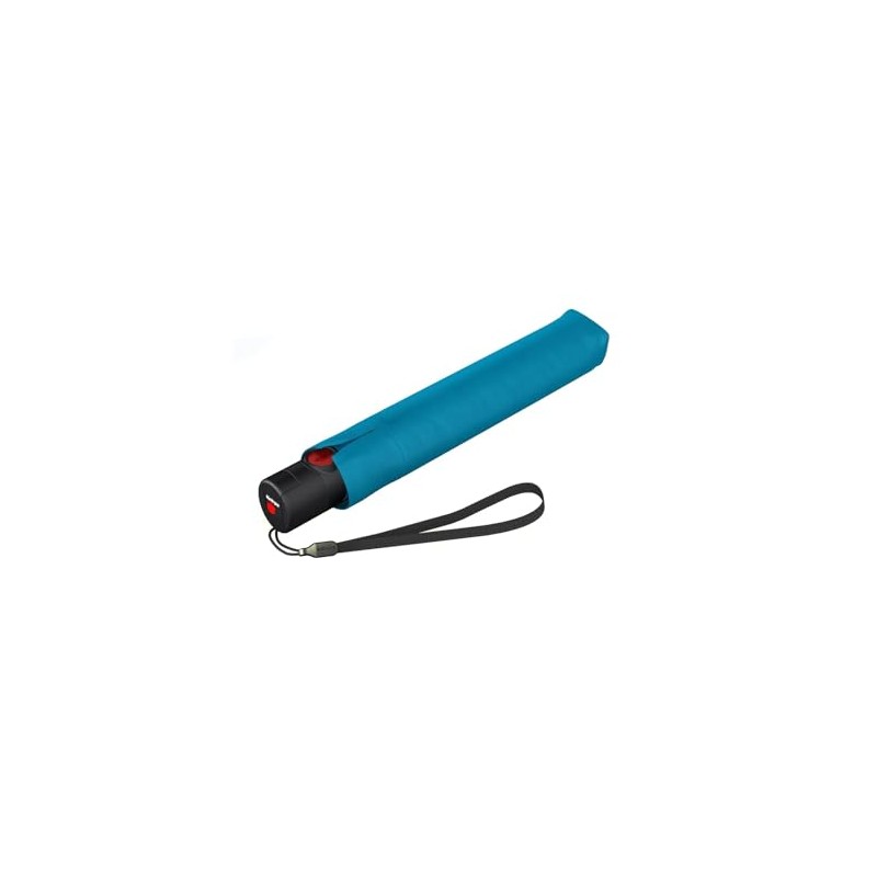 Knirps U.200 Ultra Light Duomatic Turquoise with Black Coating -
