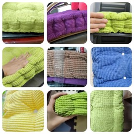 Bench Cushion Outdoor Indoor Bay Window Seat Cushion, Kitchen Dinning Bench Porch Seat Pads, 2/3/4 Seater Thick Chair Cushion Sofa Pads for Outdoor/Indoor Patio Furniture(Style4,35.4x15.7in/90x40cm)