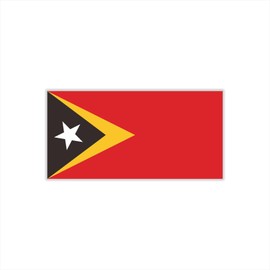 Womaha 30 individual Temporary East Timor Flag Tattoos Fans Face Tattoo Stickers for Adults Kids Group Activity Props