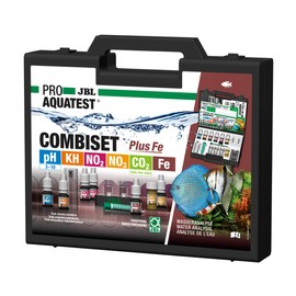 JBL ProAquaTest Combi Set Plus Fe Water Test Case With 6 Tests And Accessories For Freshwater Aquariums