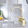 TRUSTMI 8 Inch Widespread Bathroom Faucet Brushed Gold, 3 Hole