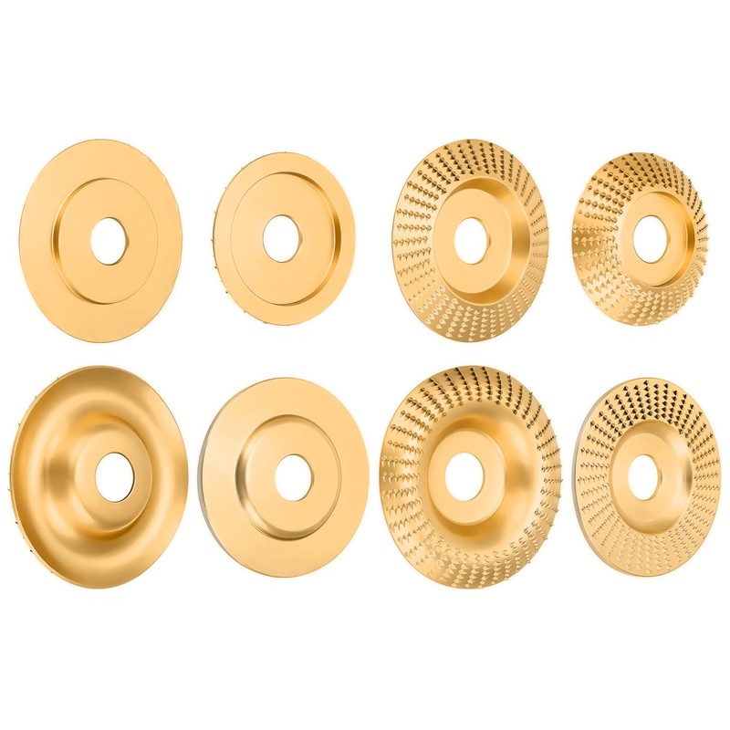 Pack of 4 Wood Sanding Discs for Angle Grinders, Wood