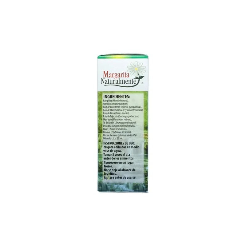 Extracto Nutricional de Pamplina 50 ml Margarita Naturalmente