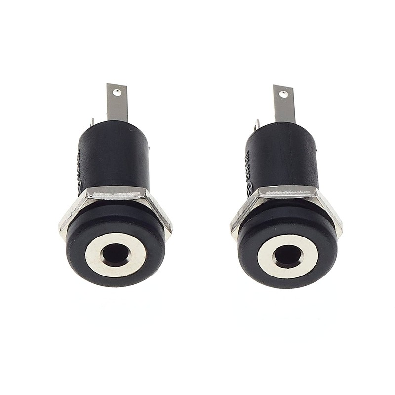 Keple 2.5mm Jack Socket 2 Pin Audio Video Socket Mono