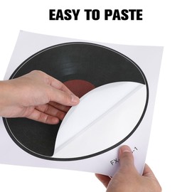 Levemolo 8Pcs Vinyl Record Decoration Vinyl Records Wall Decor Indie Room Decor Record CD Wall Decor Fake Records for Wall Decor Record Wall Sticker Album Cover Posters Paper to Shoot PVC