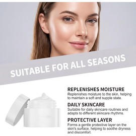 Crema Facial Hidratante para Uso Diario, Todas las Temporadas Repone Humedad, Capa Protectora, Fácil Absorción, Suaviza la Piel, Sin Pasos Complicados