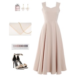 LA HUATE Suede Flap Evening Bag for Women Wedding Party Handbag Pu Leather Clutch Purse Cocktail Prom Crossbody Shoulder Bag