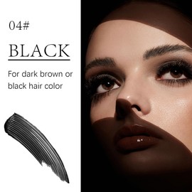 Easy Peel off Eyebrow Gel, Black Tattoo Eyebrow Gel Easy Peel Off, Up to 3 Days Natural & Waterproof Brow Color, Easy to Use at Home for Fuller & Defined Looking Brows -04