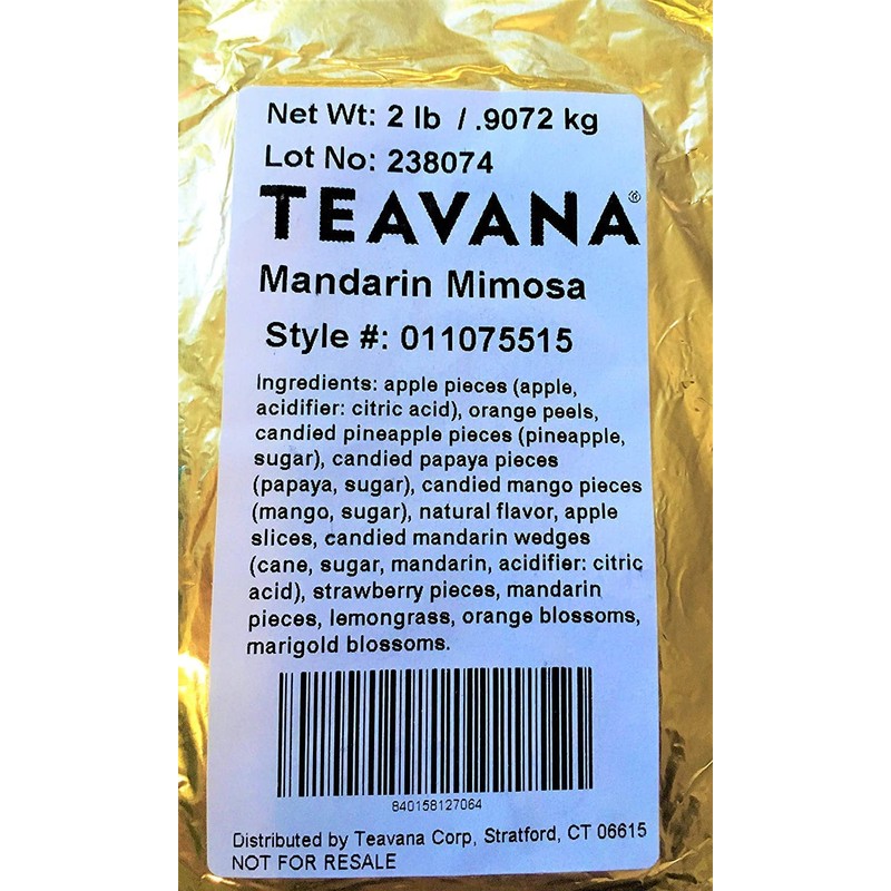 Teavana Mandarin Mimosa 2 lbs (Mandarin Mimosa, 2Lb Bag)