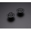 binifiMux 6-Pack Black Vintage Flower Cabinet Drawer Pulls Knobs, Flower