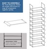 Sundaze Shoe Rack - 10 Tier Shoe Rack for Front