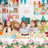 Paready 1 Pack Flamingo Tablecloth, Flamingo Party Disposable Tablecloths with