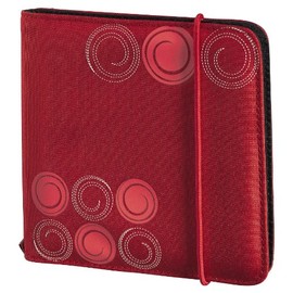 Hama "Up to Fashion CD Case for 24 Discs | Antistatic Sleeves | Red