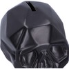 Nemesis Now Geometric Skull Money Box, Ceramic, Black