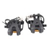 High Grip Toe Clips and Straps Pair Nylon Cycling Pedals