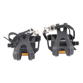 High Grip Toe Clips and Straps Pair Nylon Cycling Pedals for Fixie Mountain Bikes Accessories