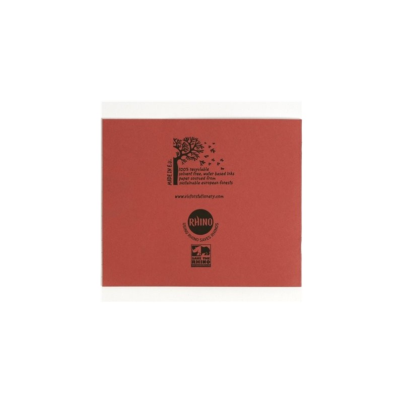 RHINO 138 x 165 Exercise Books, 24 Page / 11mm