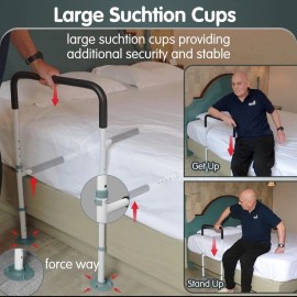 Bed Rails for Elderly Adults Height Adjustable Bed Assist Rail Saftey Bed Rail