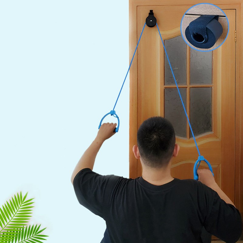 Over The Door Shoulder Pulley Improve Flexibility Arm Rehabilitation Exercise