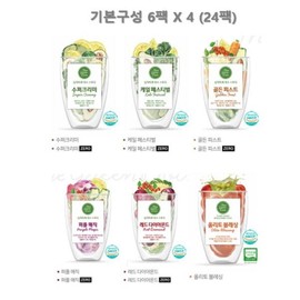 Sugar-Free The Green Dots Organic Cruciferous Vegetable Smoothie 24 Pack / 무가당 더그린닷츠 유기농 십자화과 채소 스무디 24팩 구성