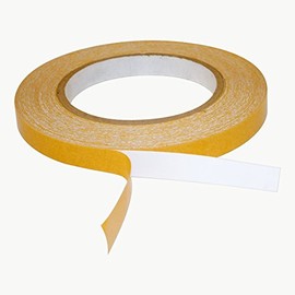 JVCC Double-Sided PVC Film Tape (DC-4414W): 1 in. x 36 yds. (White)