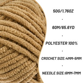 Paquete de 3 hilos de terciopelo esponjosos para ganchillo, manta de bebé para ganchillo suave, 150 g (196.8 yardas), hilos Amigurumi, hilos de chenilla de felpa, hilo de rompecabezas para tejer
