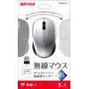 Buffalo BUFFALO Wireless (2.4GHz) Blue LED Mouse 3 Button Silver