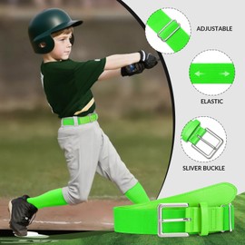 JASGOOD Baseball Socks,Belt and Baseball Combo Set for Toddler/Youth,Softball Set 2 Socks 1 Belt and Baseball for Boys Girls