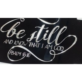 Diamond Etched Products Rooted In Christ Car Tag Diamond Etched Engraved Reflective License Plate Gift