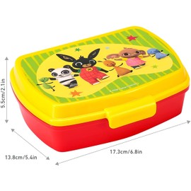 ILS I LOVE SHOPPING Thermal Lunch Box Sandwich Box for Children (Bing)