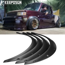 KEEPDSGN For Scion xB 4PCS Fender Flares Set Durable Extra Wide Body Kit Wheel Arches