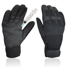 Intra-FIT Needle Puncture & Thorn Proof Gloves,Level 3 Needlestick Resistant Safety Work gloves for Garden & Animal Handling