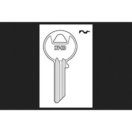 Hy-Ko Key Blank Yale Ez# Y52 Single Sided 10 Pc / Bag Upc Coded