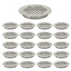 Flat Circular Air Vent Includes Stainless Steel Mesh Hole for