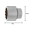 Tone Socket (12 Angles) 6D-50 Insertion Angle 0.7 inch (19.0