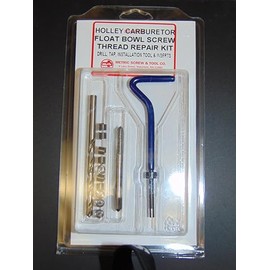 HELICOIL Style Thread Repair Kit for Holley Carburetor Fuel Float Bowl Screws