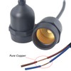 Rextin 5pcs E26 E27 Waterproof Medium Base Light Lamp Sockets