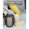TECHLONG Flameless Candles Flickering 3D Moving Flame, Last 1000+ Hours