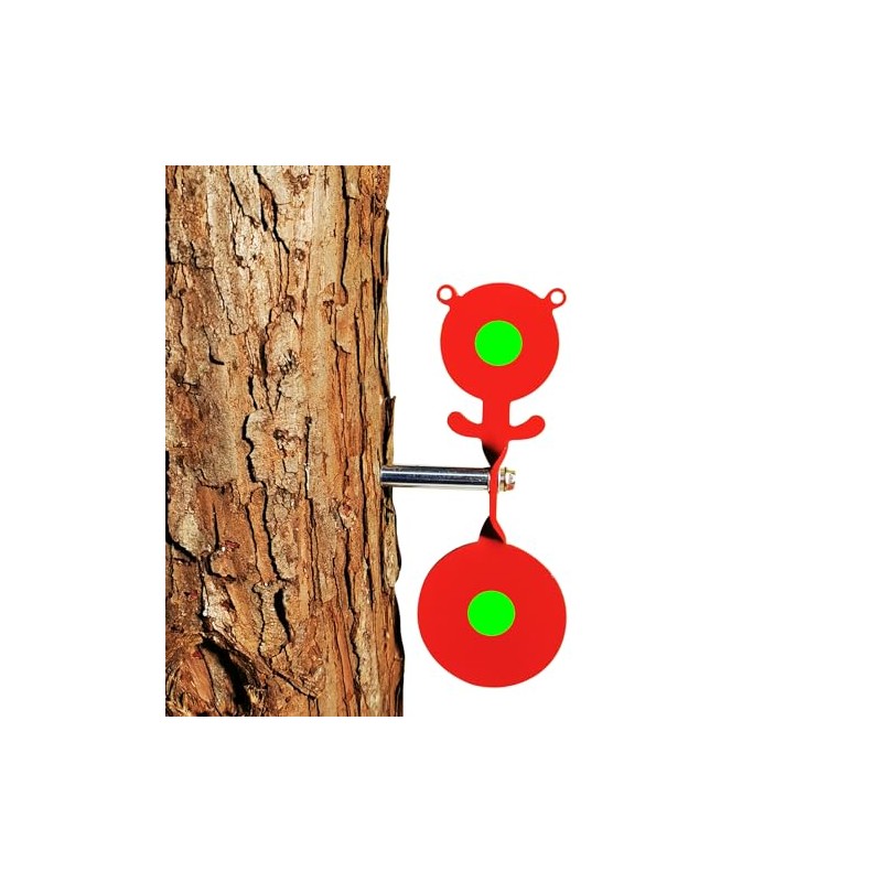 WINGSWINMAX 2.5”Bear Clay Ball Slingshot Target Also for Airsoft, Hanging