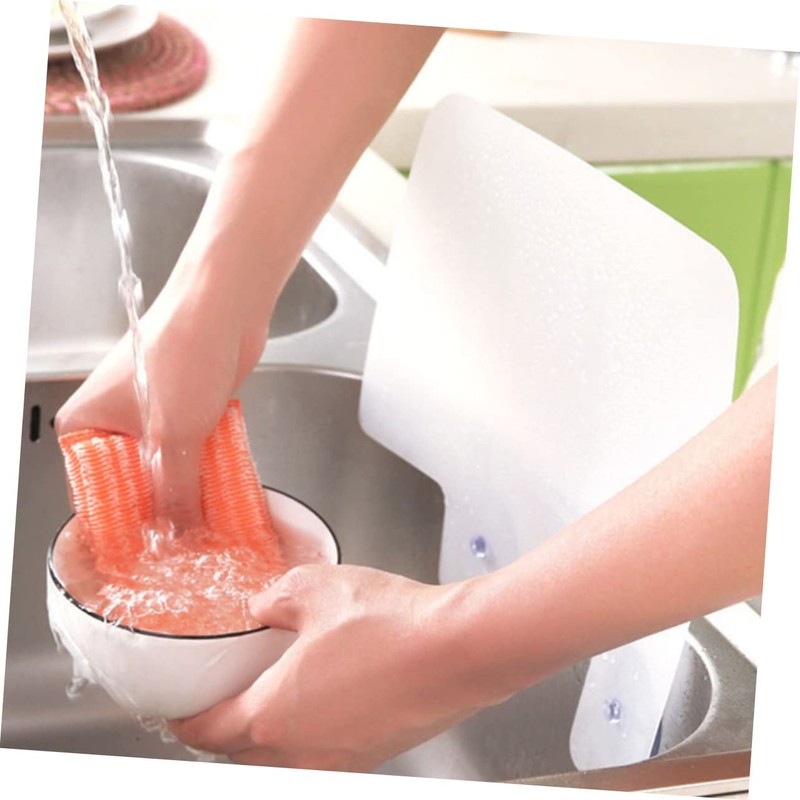SHOWERORO 6pcs Kitchen Waterproof Baffle Rinse Aid Kitchen Sink Backsplash