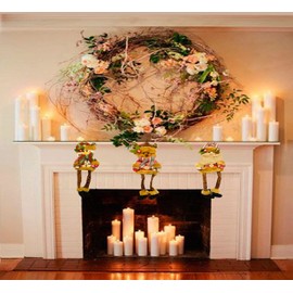 Jann Paquete De 3 Adornos Navideños De 28 Cm, Decorativos Colgantes Para Árbol De Navidad, Bota, Regalos, Peluches Para Celebraciones Navideñas; Santa Claus, Oso Y Muñeco De Nieve.