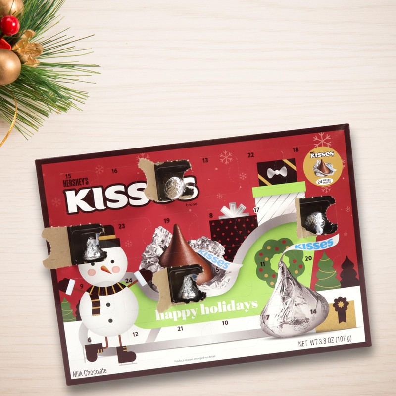 2024 Hershey Kisses Advent Calendar, 24-Day Countdown to Christmas with