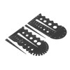 Thread Pitch Gauge Black Aluminum Alloy Metric Imperial Multi-Gauge Measuring