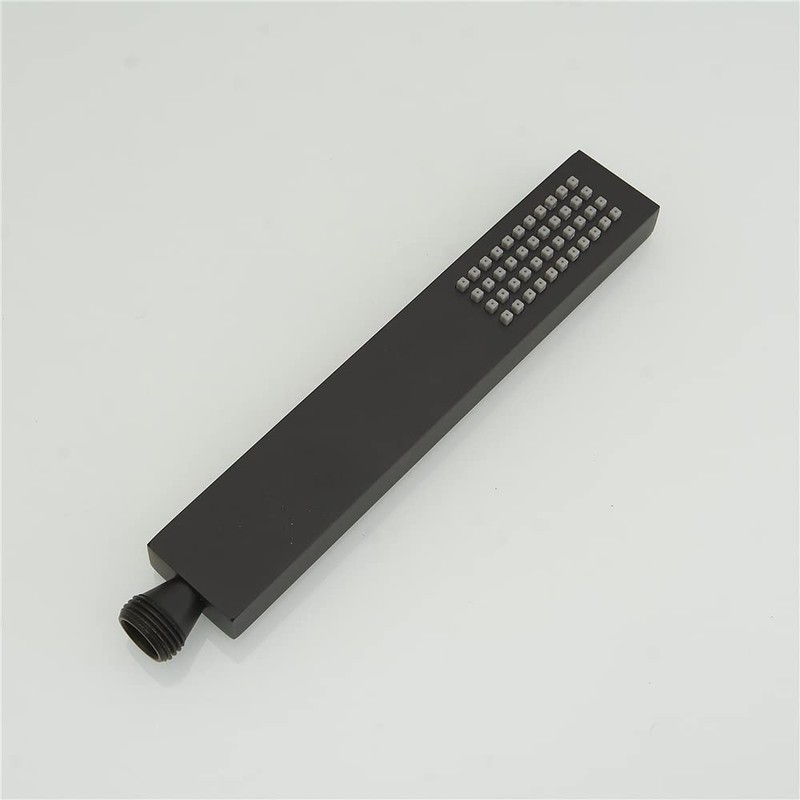Weirun Square Brass Handheld Shower Head High Pressure Single Function