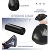 FORID Small Black Trash Bags, 4 Gallon Garbage Bags, 220