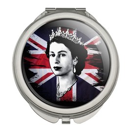 Queen Elizabeth II Compact Travel Purse Handbag Makeup Mirror