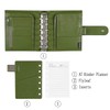 Moterm Pocket Luxe Rings Planner - Genuine Leather Binder Organizer