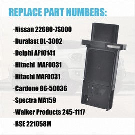 OYEAUTO Mass Air Flow Sensor Meter MAF 22680-7S000 Compatible with Nissan Infiniti 04-14 Altima 06-12 Sentra 03-09 350Z 2005-2019 Frontier 09-15 370Z 04-19 Titan 03-15 Murano 03-08 G35