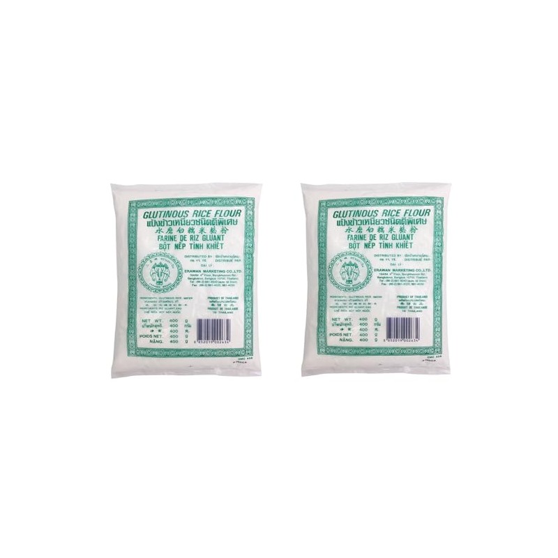 Erawan Glutinous Rice Flour 400g x 2 packs