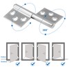 Bonsicoky 4Pcs 3 Inch Lift Off Hinges, 304 Stainless Steel